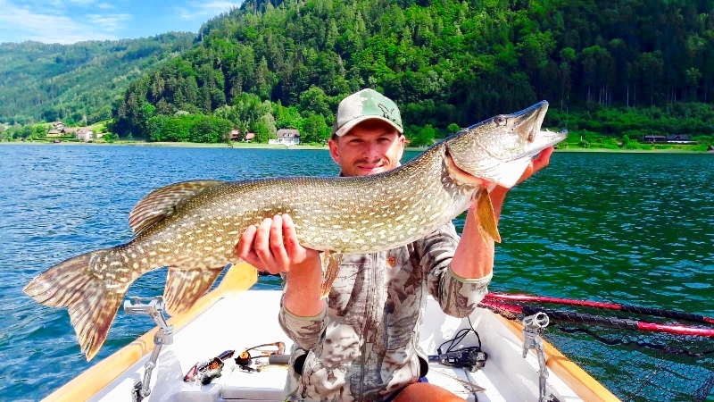 Blüml Christian Hecht 102cm 8,10 Kg Ossiachersee