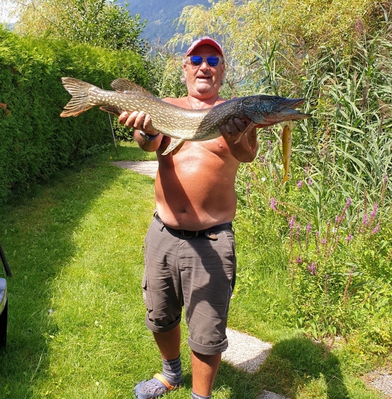Hecht 88 cm Richard Petersmann Ossiachersee
