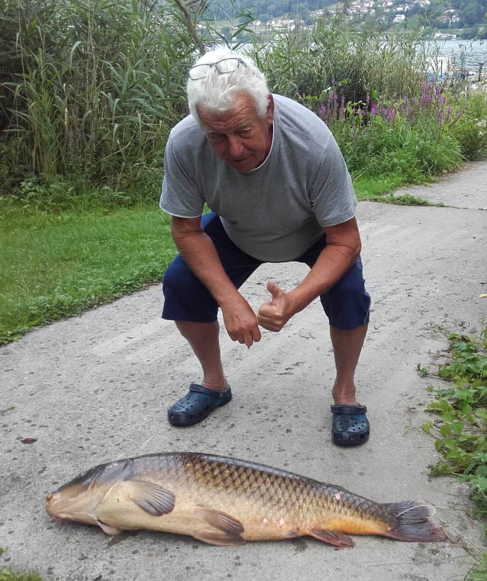 Karpfen 103 cm 16,8 Kg Koubek Josef Ossiachersee